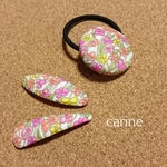 【1点限定!!送料無料】リバティのヘアアクセサリーセット　ジェニーアンドスティーブピンク