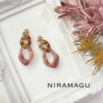 グラデーションフープピアス