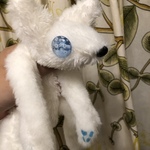 薫る白小花のくたくたきつねさん