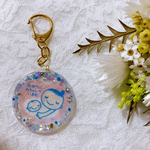 マタニティキーホルダー　レジン使用