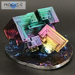 ビスマス結晶 No.125 キューブケース付き [鉱物標本]