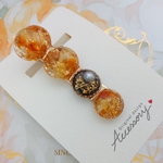 秋色 ヘアクリップ✲*ﾟ