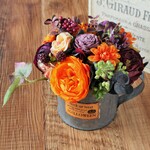 Sale【送料無料】ブリキカップのハロウィンアレンジ