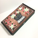 M様専用ページ 原画 花かんむりの黒猫の筆入れ ペンケース 絵 手描き 絵画 イラスト アート