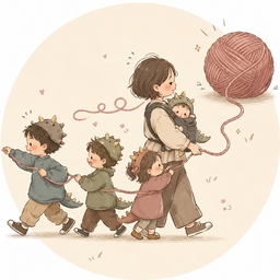 怪獣が寝てる間に