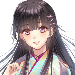 瑠璃森しき花@和服着物/乙女向けイラスト