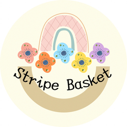 stripe basket