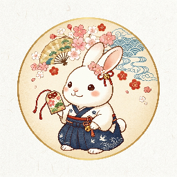 【武士の子孫】和柄イヤリング店【兎町】