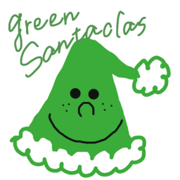 green Santaclaus