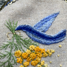 虹色日和@手刺繍　　　　ハンドクラフト