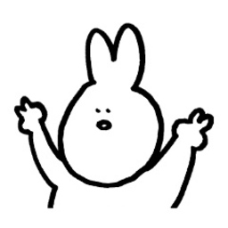 およぐうさぎ