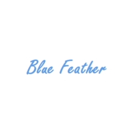 blue feather