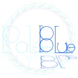 ネイルチップpaleblue