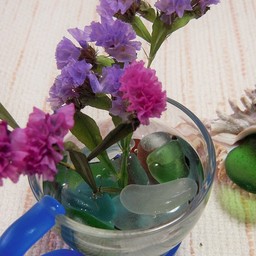 花と海
