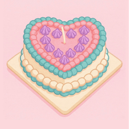 pyuun．ケーキキャンドル