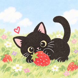 猫猫いちご