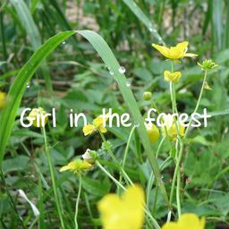 Girl in the forest