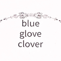 blue glove clover