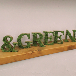 &  green