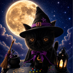 黒猫魔女