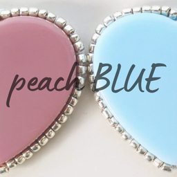 peach-BLUE