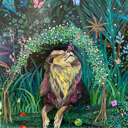 アクリル画家　上遠野　愛　