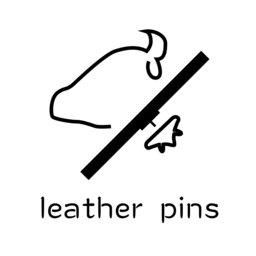 leather pins