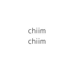 𝖼𝗁𝗂𝗂𝗆𝖼𝗁𝗂𝗂𝗆