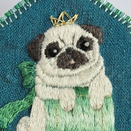 パグの刺繍屋さん