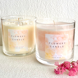 FLOWERY CANDLE