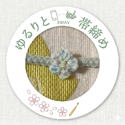 ゆるりと帯締め