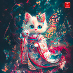 CAT LUCKY LETTER