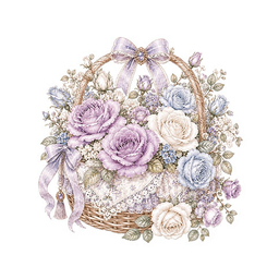 Panier rose