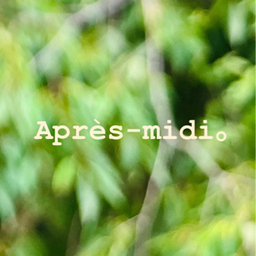 Après-midi。  