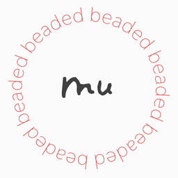 mu【ビーズアクセサリー】