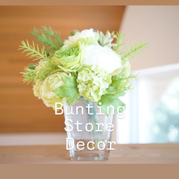 bunting store decor