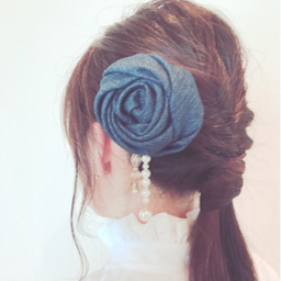 denim-flower