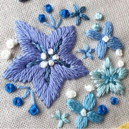 刺繍　aska