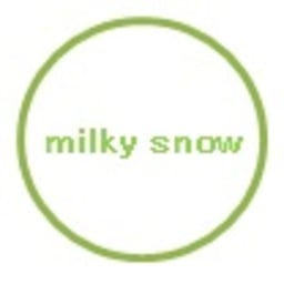 milky snow
