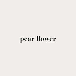pear flower