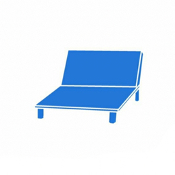 blue bench