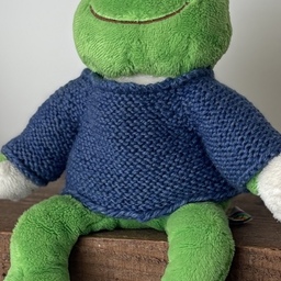 Kathy knitting